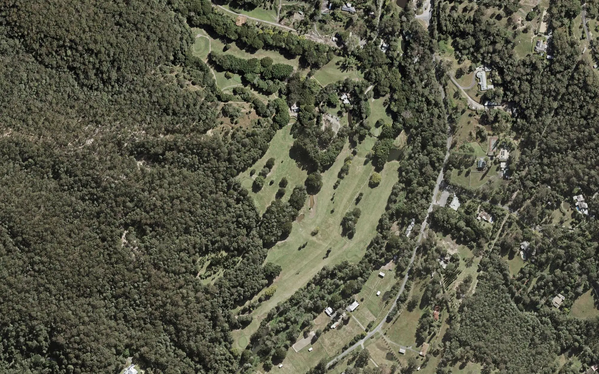 Aerial photo of Boomerang Hills Golf Course