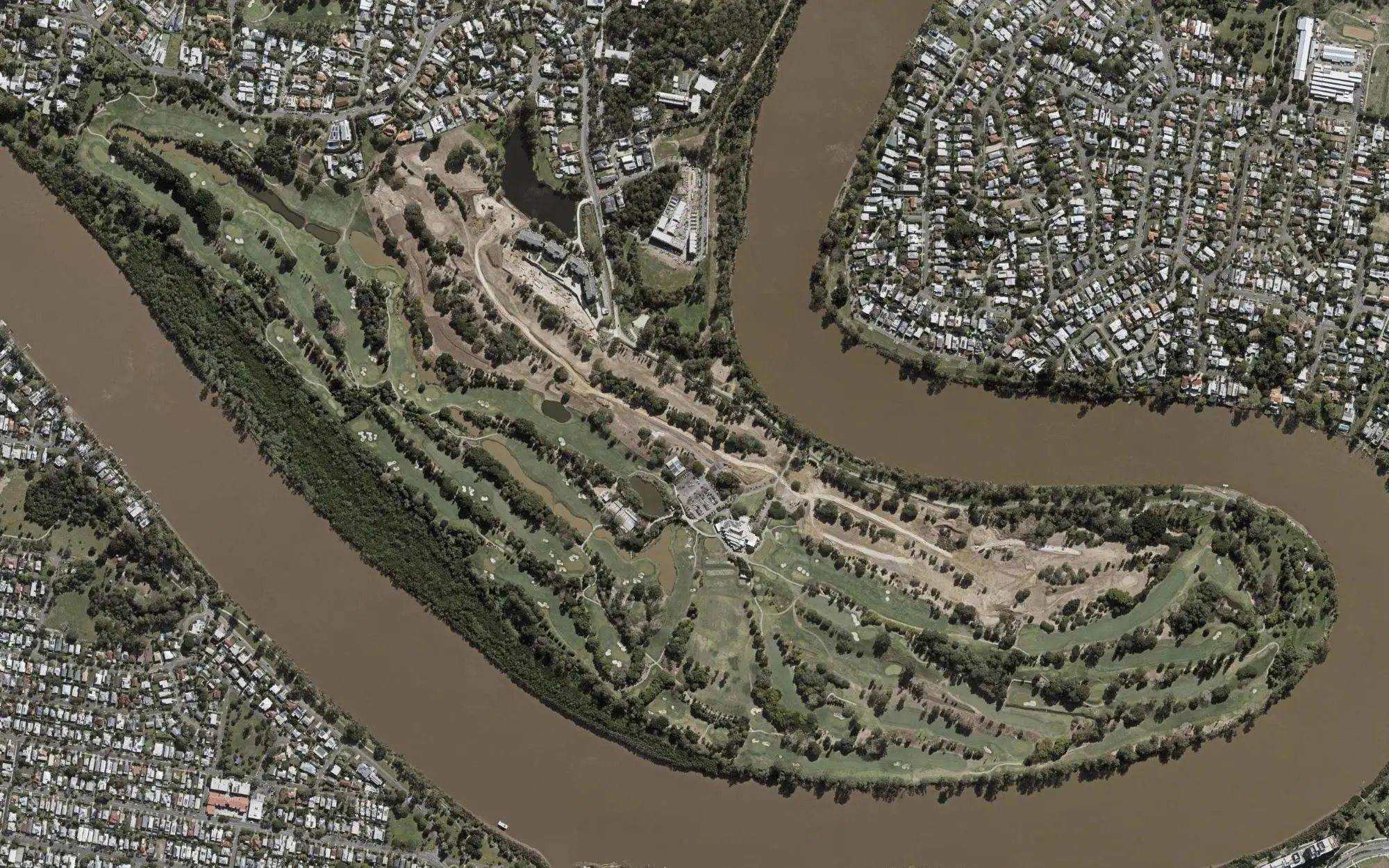 Aerial photo of Indooroopilly Golf Club