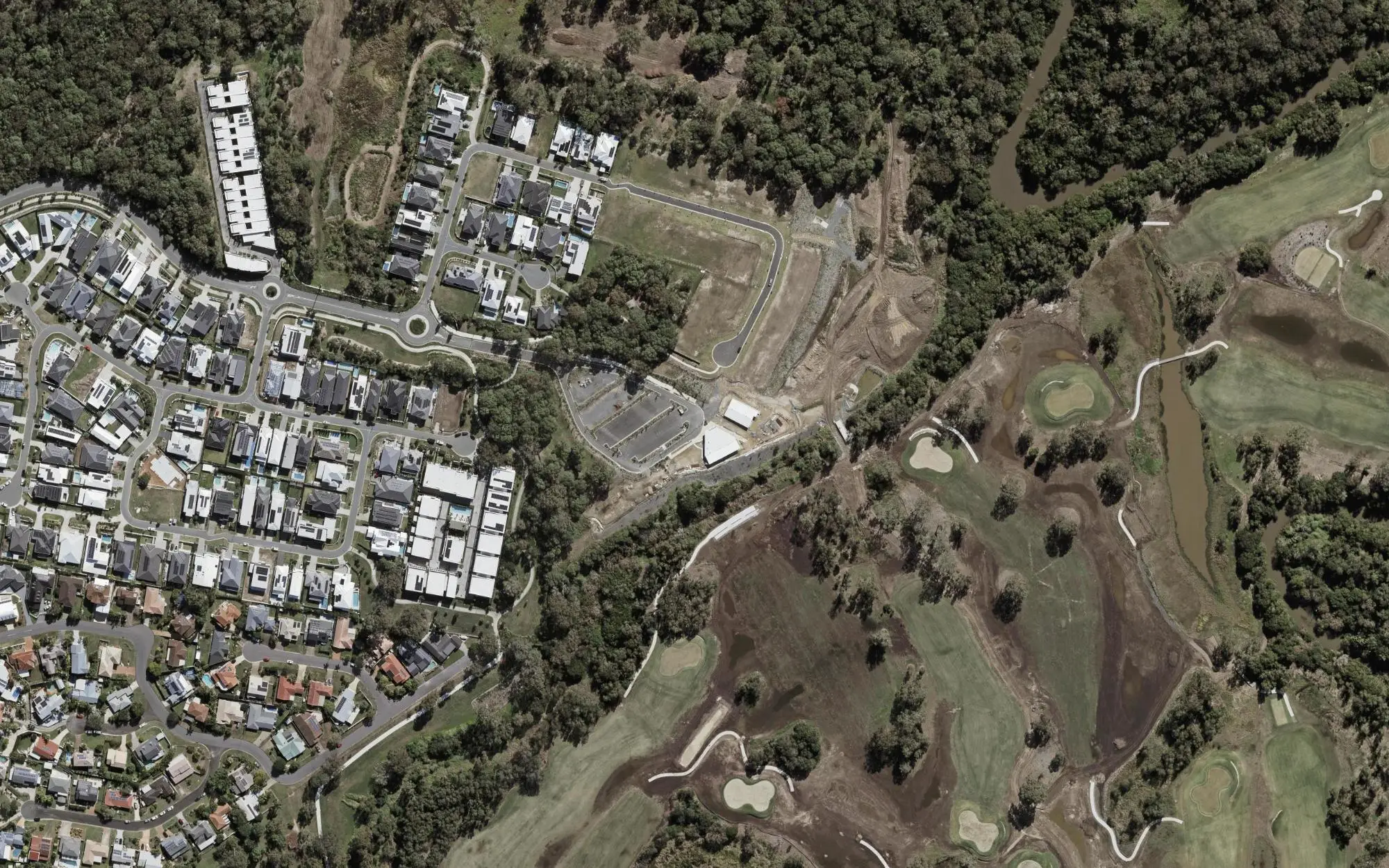 Aerial photo of Minnippi Golf & Range