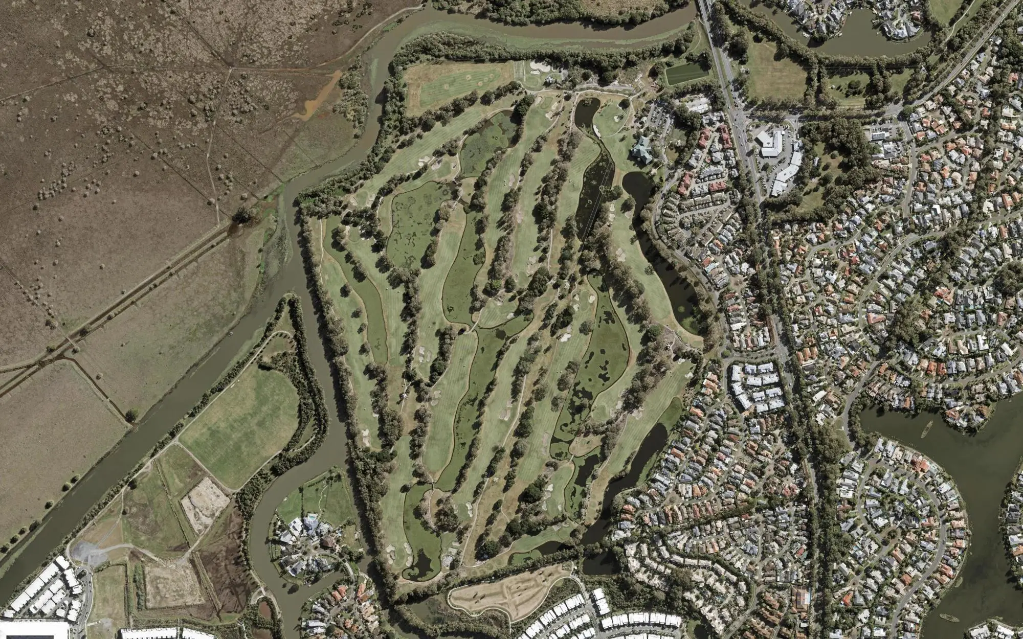 Aerial view of Palmer Colonial Golf Course