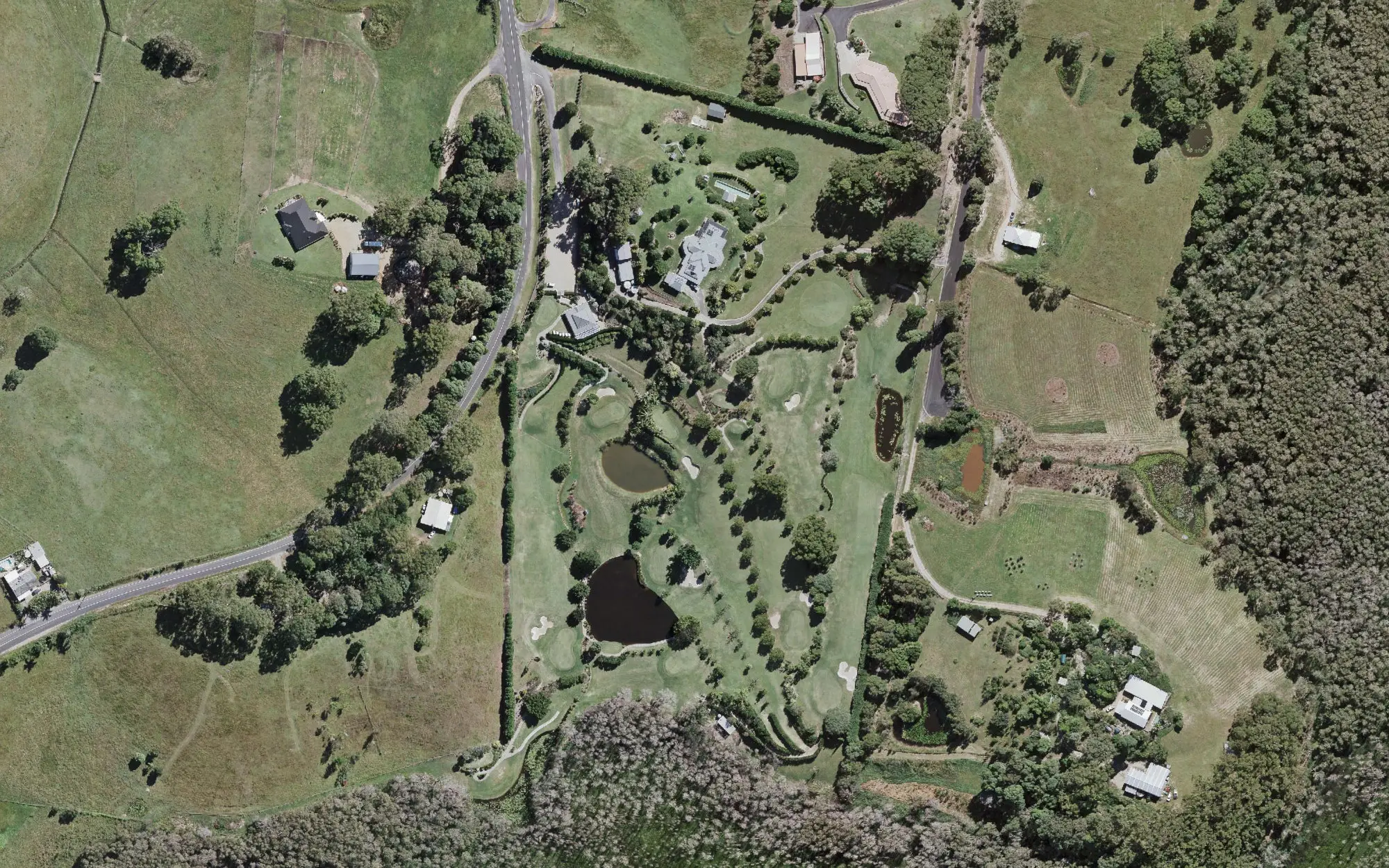Aerial photo of Pottsville Golf Course