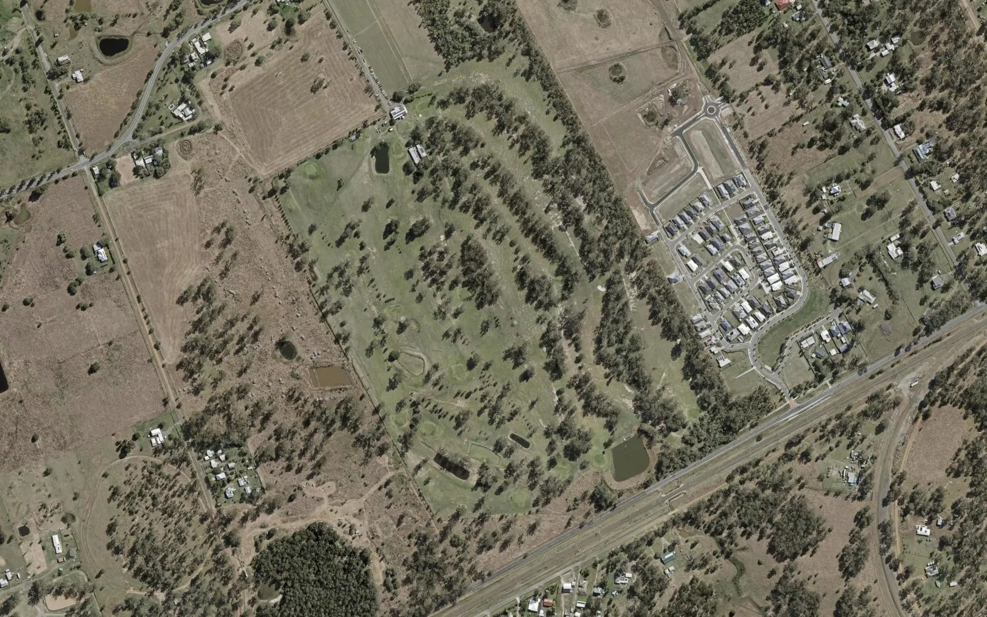 Aerial photo of Rosewood Golf Club