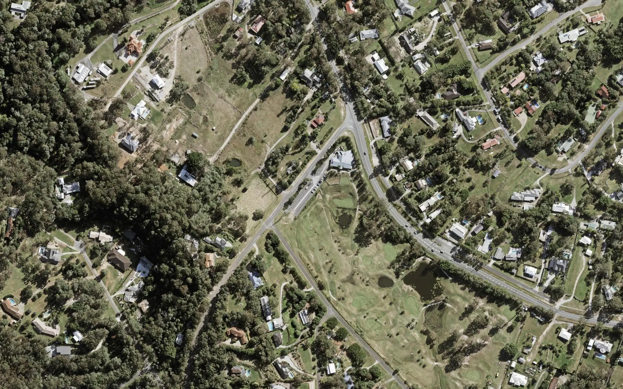 Aerial photo of Tallai Country Golf Club